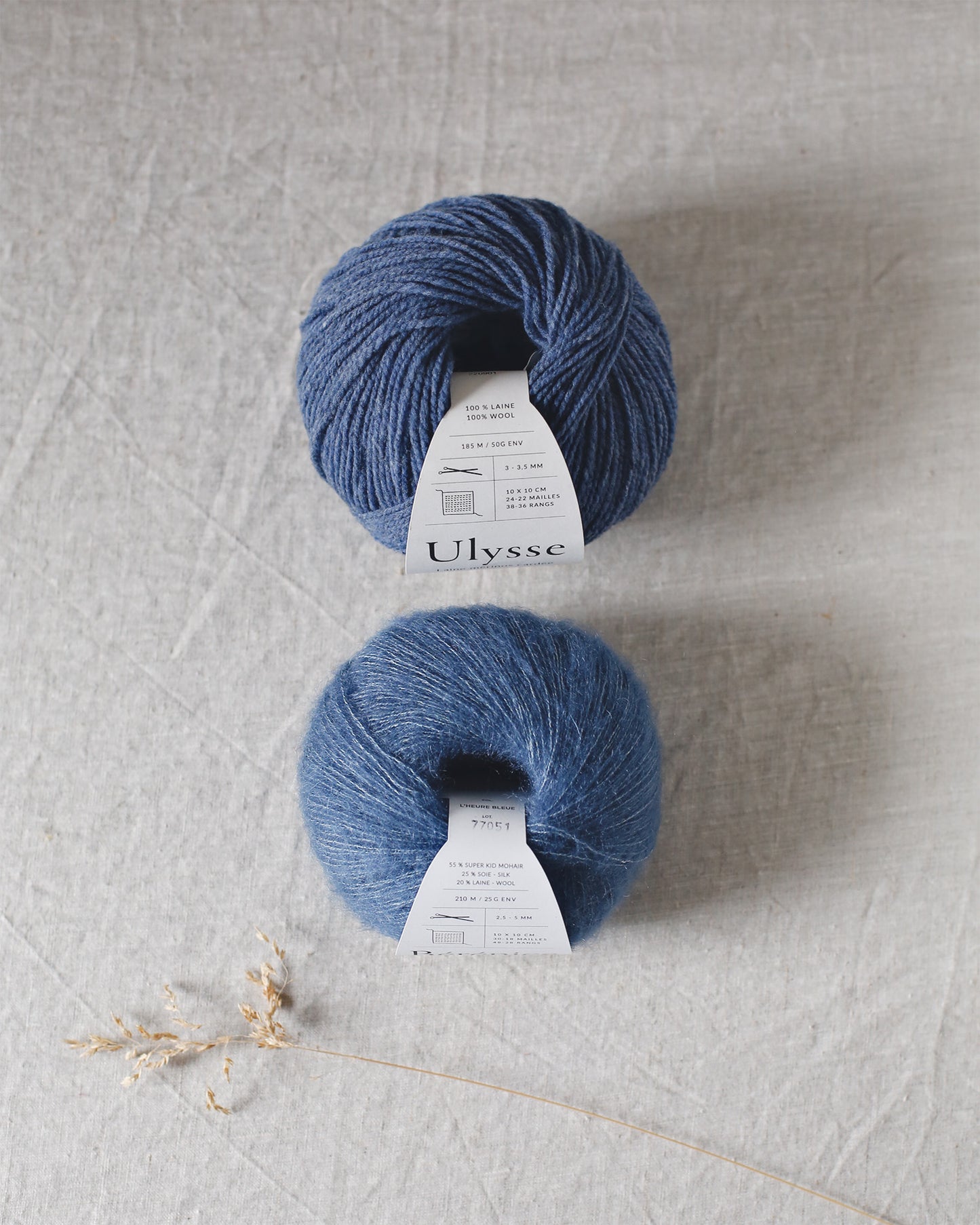"Bérénice" - Mohair éthique, mérinos d'Arles bio & soie | 25 gr