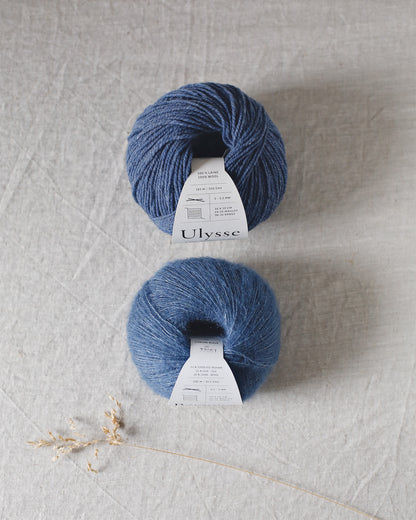 "Bérénice" - Mohair éthique, mérinos d'Arles bio & soie | 25 gr