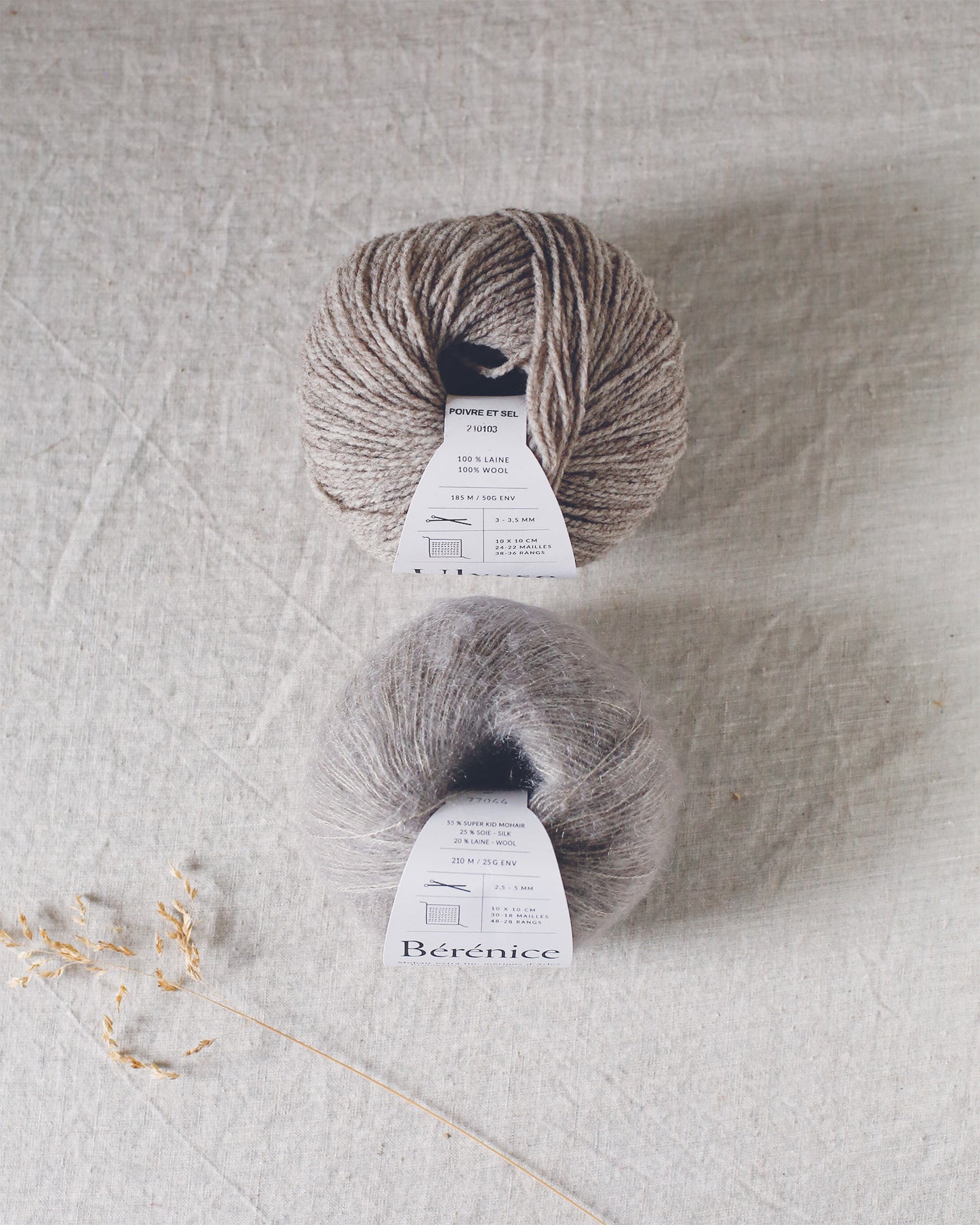 "Bérénice" - Mohair éthique, mérinos d'Arles bio & soie | 25 gr
