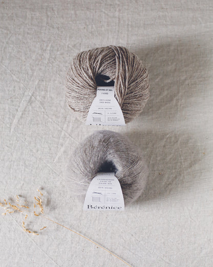 "Bérénice" - Mohair éthique, mérinos d'Arles bio & soie | 25 gr