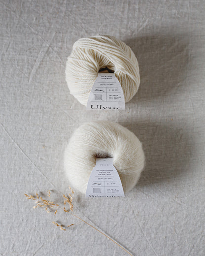 "Bérénice" - Mohair éthique, mérinos d'Arles bio & soie | 25 gr