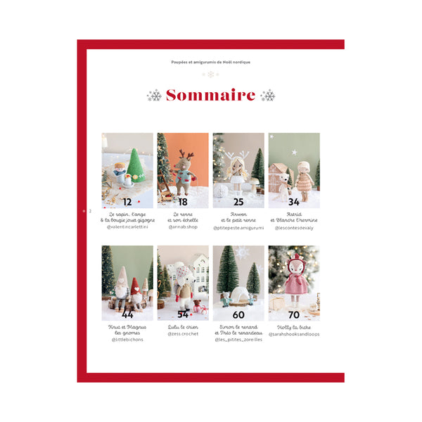 Poupées & amigurumis de Noël nordique au crochet