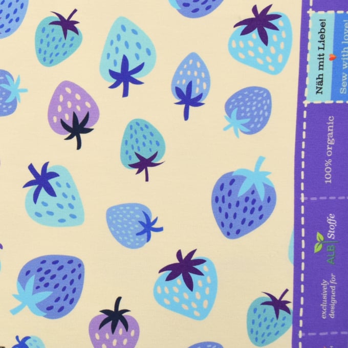 -30% ! Jersey "fraises" | 10 cm