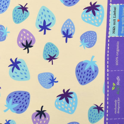 -30% ! Jersey "fraises" | 10 cm