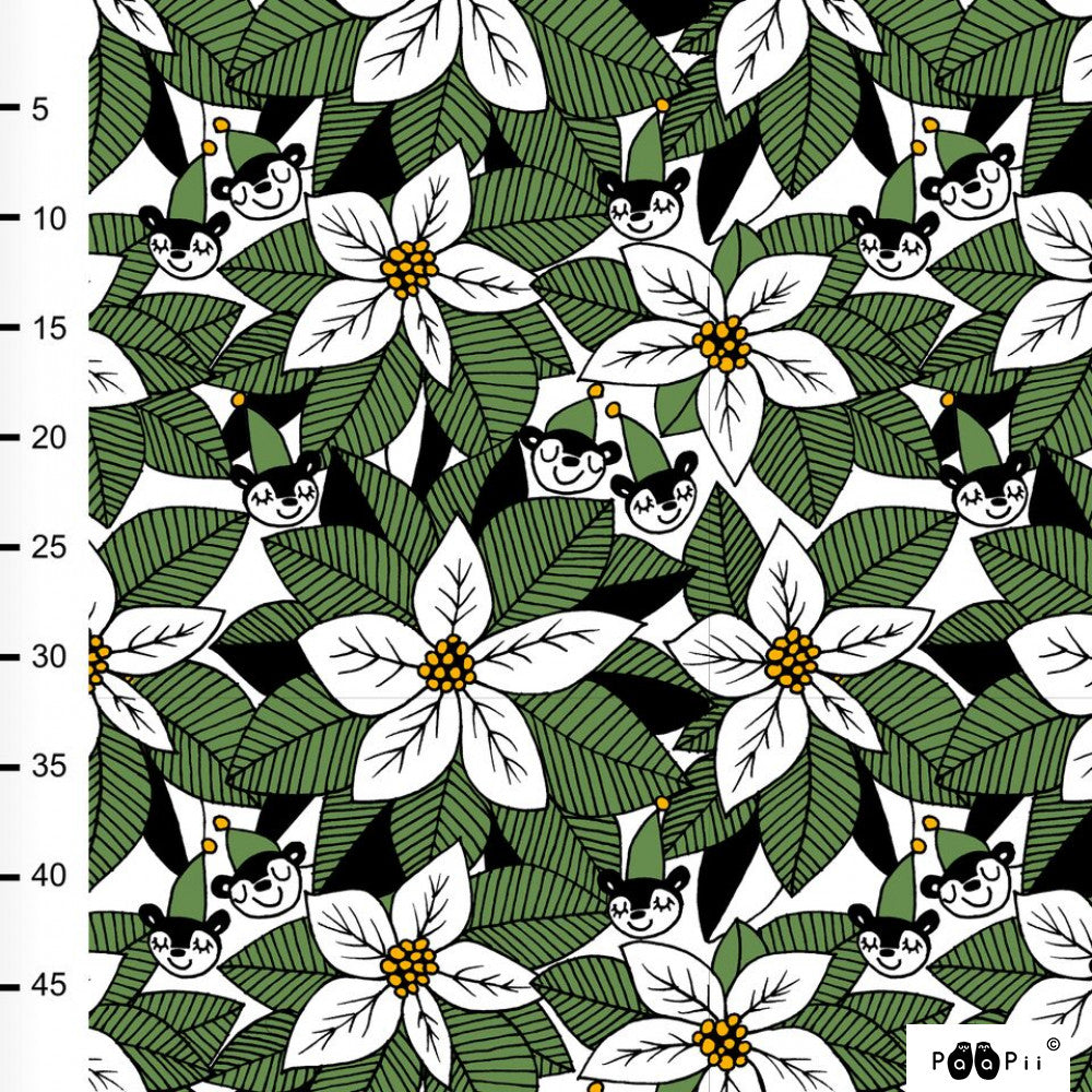 Jersey "Poinsettia", vert | 10 cm