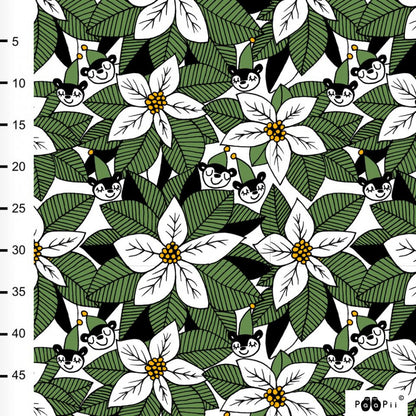 Jersey "Poinsettia", vert | 10 cm