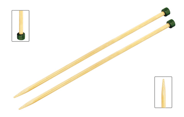 Aiguilles droites en bambou KnitPro | 3-10 mm