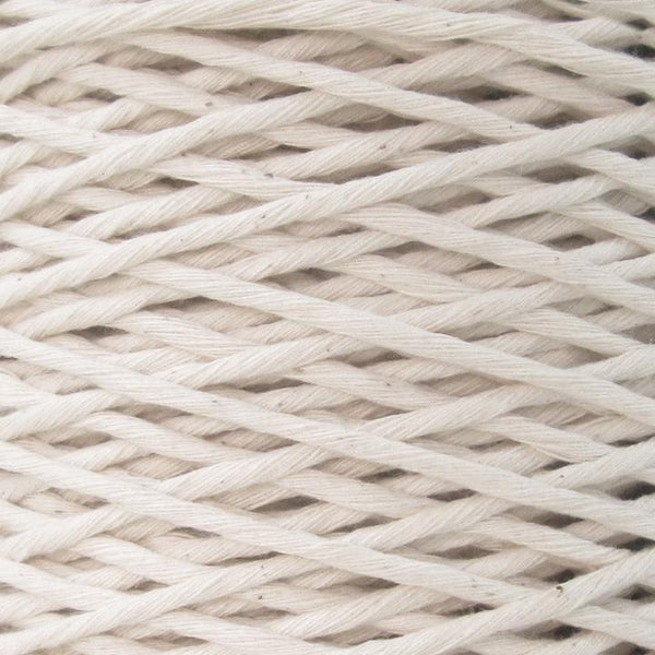 Corde en coton recyclé XL 3 mm/200 m, "Naturel" - 500 gr