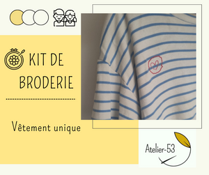 Kit de broderie (débutant) - Vêtement unique