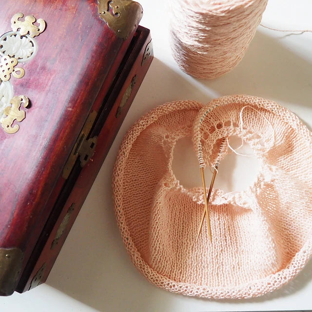 Kit de tricot (confirmé) - Châle champêtre