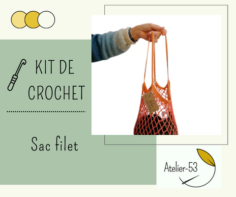Kit de crochet (intermédiaire) - Sac filet