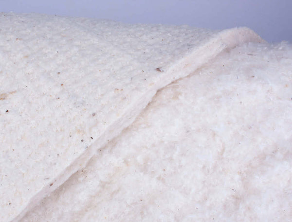 Molleton / 'ouatine' - 100% coton bio GOTS (laize 102 cm, épaisseur 2 cm) | 10 cm