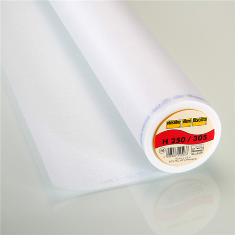 Entoilage/Vlieseline, H250, blanc | 10 cm