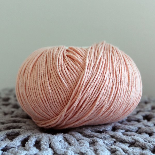 Coton rose pâle 'abricot' - Alba | 50 gr