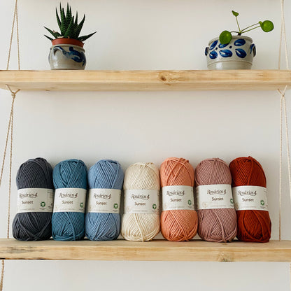 "Sunset" - Coton bio | 100 gr