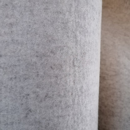 Laine, feutre / feutrine, beige (grande largeur) | 10 cm