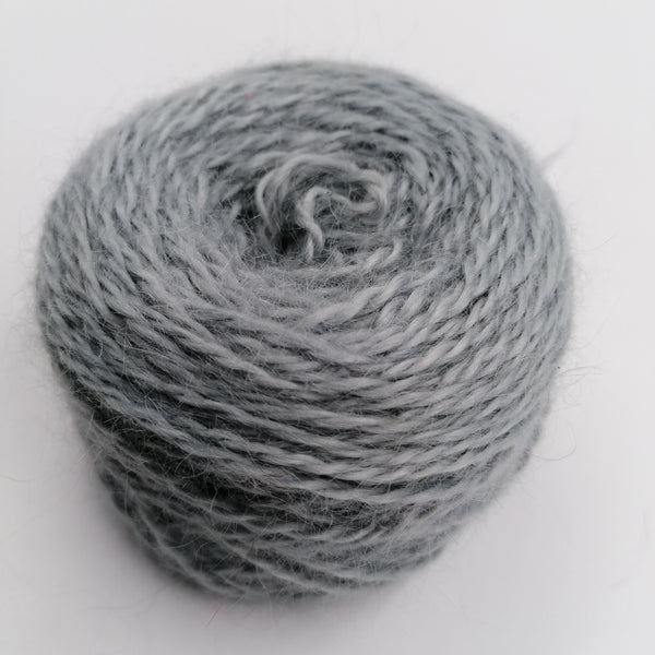 Mérinos-mohair, gris clair - C. Frisque | 100 gr