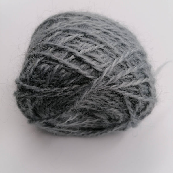 Mérinos-mohair, gris clair - C. Frisque | 100 gr