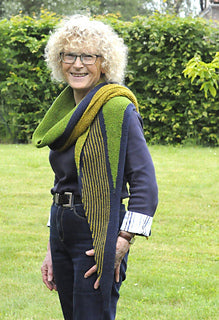 Kit de tricot (intermédiaire) - Châle Mon Réconfort de Christine Rouville