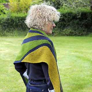 Kit de tricot (débutant+) - Châle Mon Réconfort de Christine Rouville