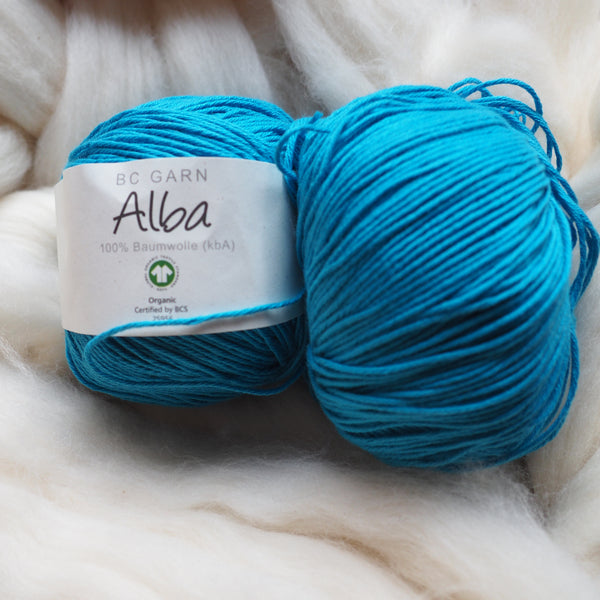 Coton bleu azur - Alba | 50 gr
