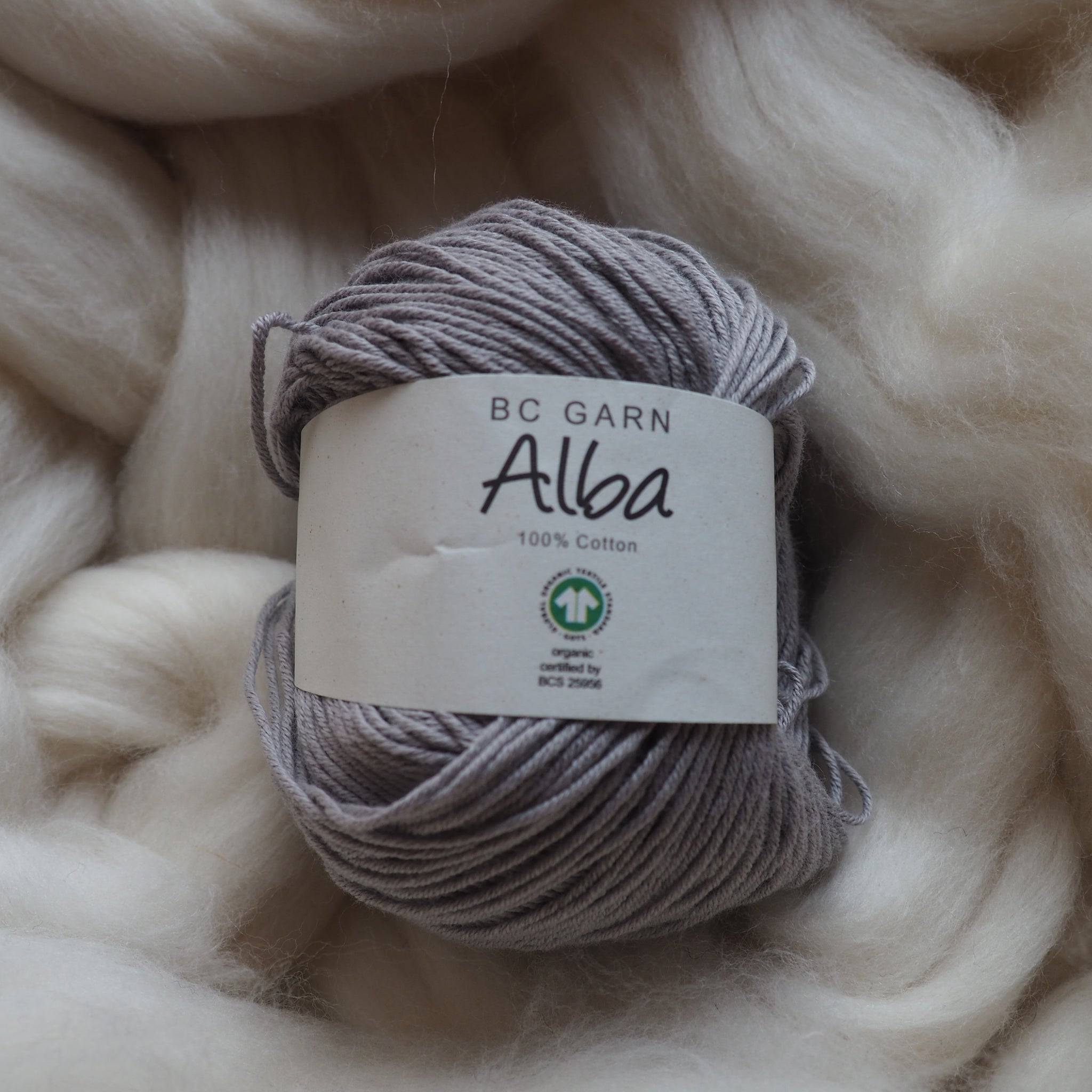 Coton gris argent - Alba | 50 gr