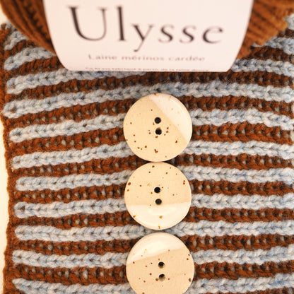 Bouton en céramique - 2.7 cm