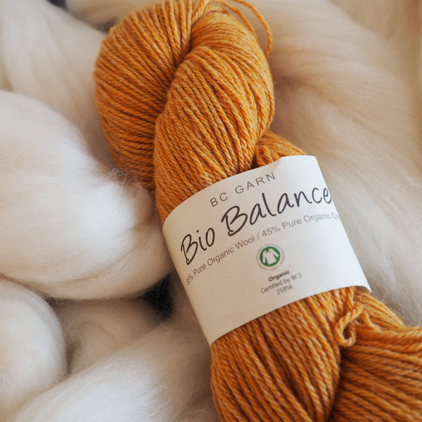Mélange laine & coton, curry - Bio Balance | 50 gr