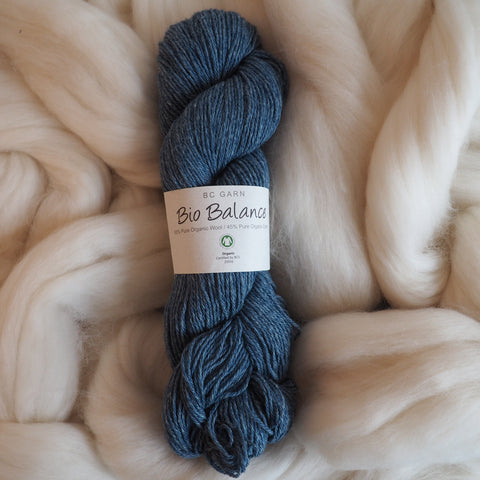 Mélange laine & coton, denim - Bio Balance | 50 gr