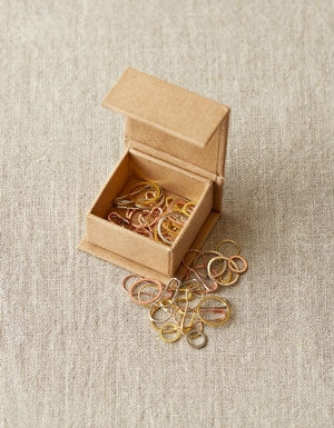 Marqueurs en métal, mélange or, argent, bronze | CocoKnits