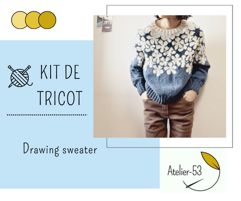 Kit de tricot (confirmé) - Pull Drawing Sweater