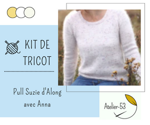 Kit de tricot (Débutant) - Pull Suzie d'Along avec Anna