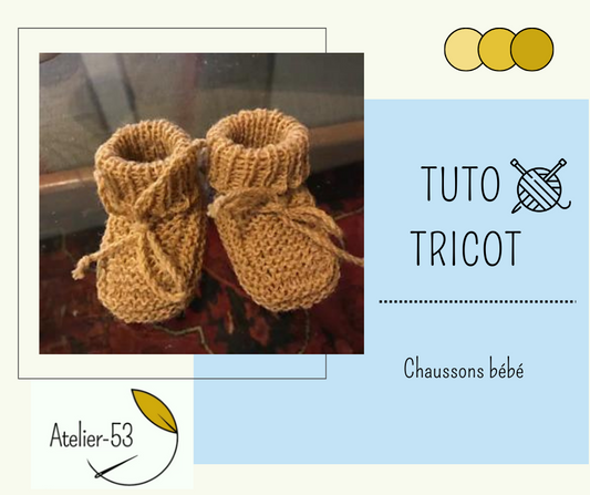 Patron de tricot - Chaussons bébé (confirmé)