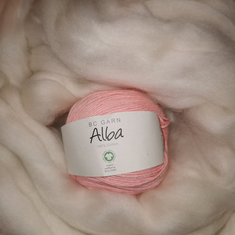 Coton rose 'dusty' - Alba | 50 gr