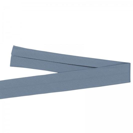 Biais uni gris | 10 cm