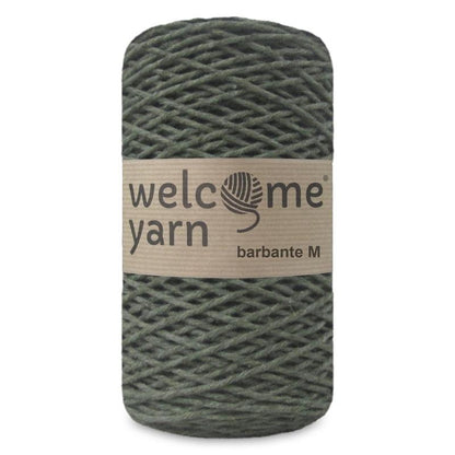 Corde en coton recyclé M 2 mm/300 m,  "Vert Olive" - 300 gr