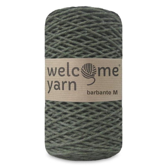 Corde en coton recyclé M 2 mm/300 m,  "Vert Olive" - 300 gr