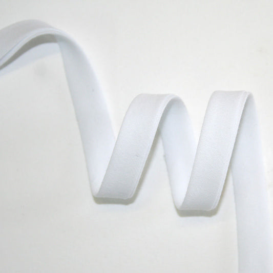 Biais uni blanc | 10 cm