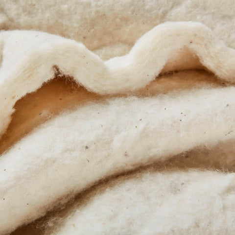 Molleton / 'ouatine' - 100% coton bio GOTS (laize 150, épaisseur 1 cm) | 10 cm