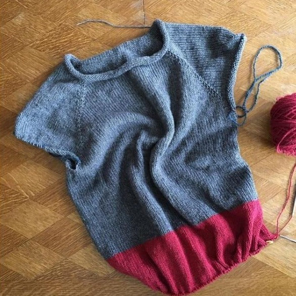 Mélange laine & coton, rouge - Bio Balance | 50 gr