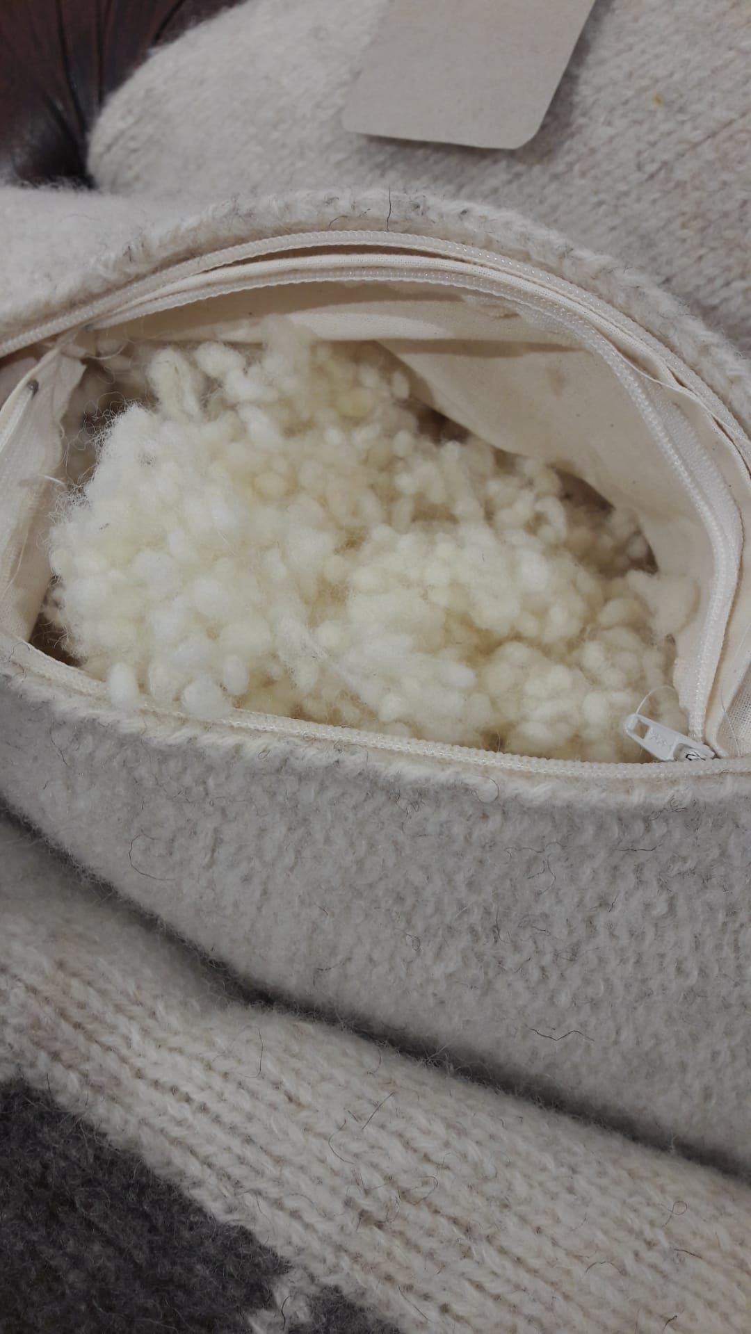 Flocons de rembourrage - 100% laine locale | 100 gr