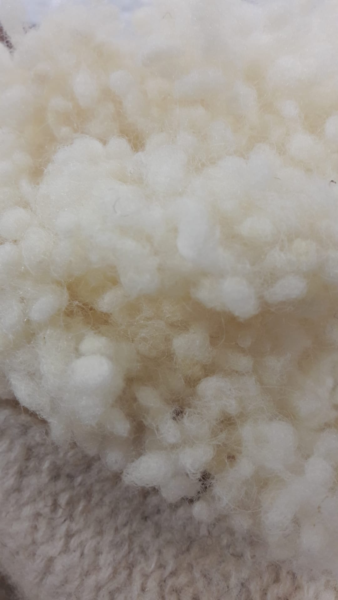 Flocons de rembourrage - 100% laine locale | 100 gr