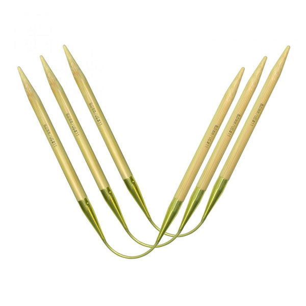 Aiguilles circulaires Addi Crasy Trio Bamboo 'Short' ou 'Long' | 2,5-6 mm