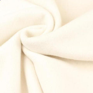 Jersey/polaire de coton écru (spécial lingettes) | 10 cm