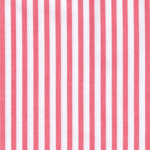 Popeline tissée à rayures, framboise | 10 cm