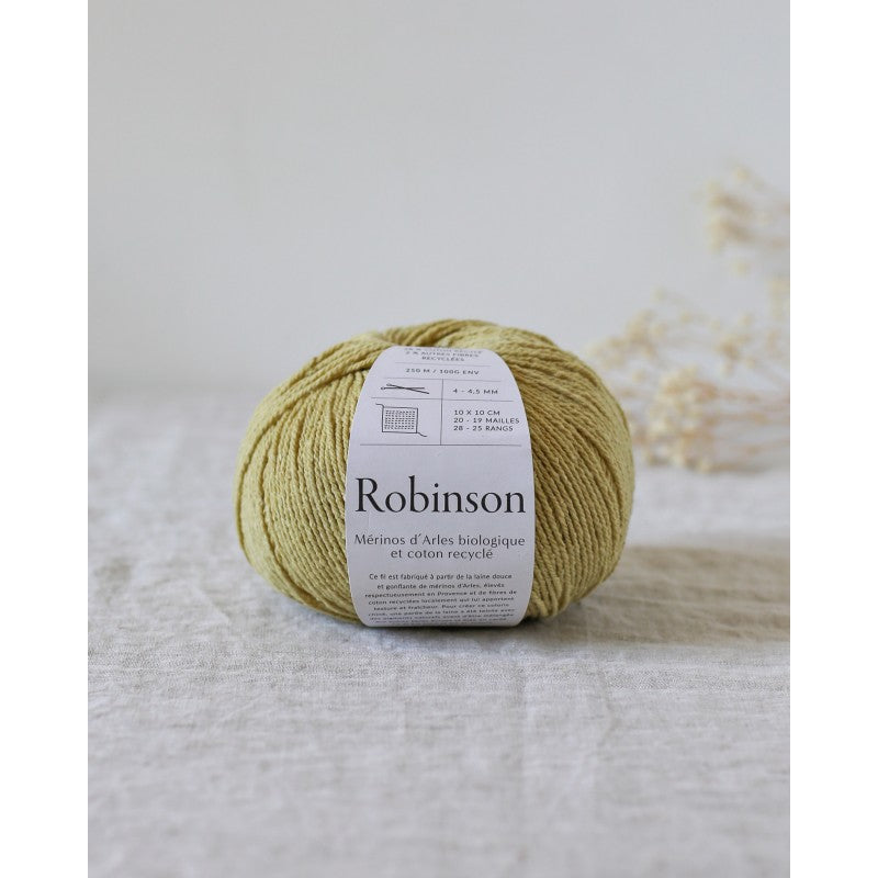 "Robinson" - Coton & mérinos d'Arles bio | 100 gr