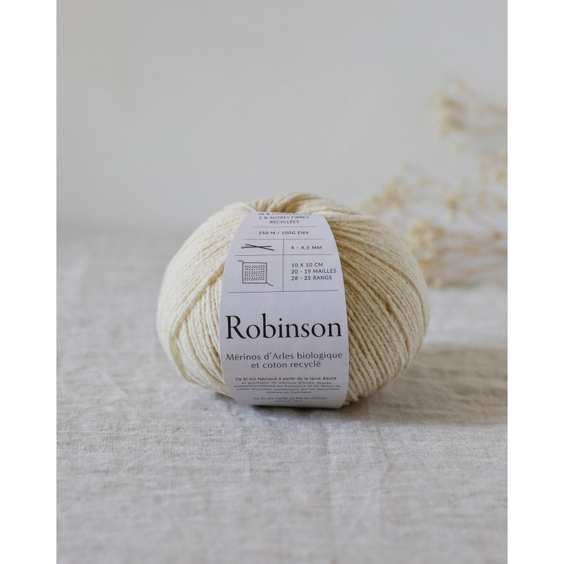"Robinson" - Coton & mérinos d'Arles bio | 100 gr