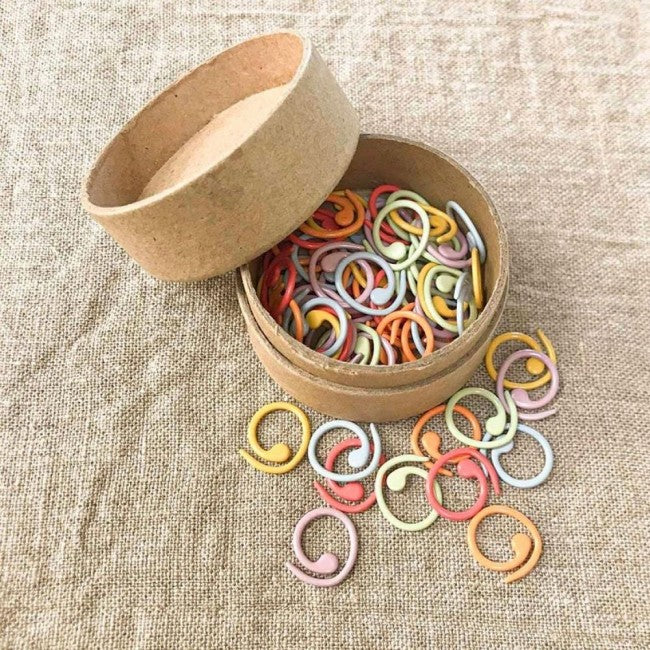 Marqueurs en métal "ring" Cocoknit | Mélange pastel