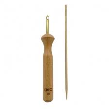 Punch needle DMC en bois